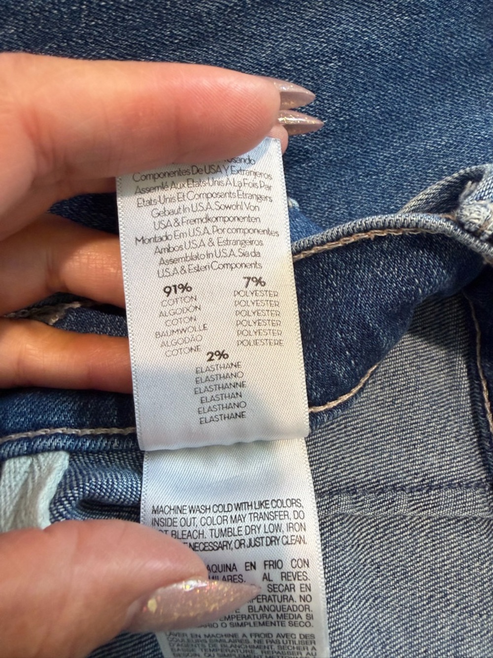 MOTHER Blue High-Rise Wide Leg Jeans 27 - Picture 6 of 9